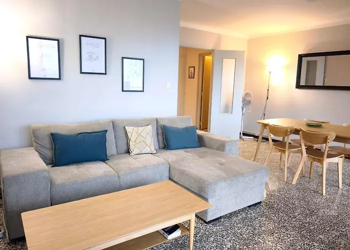 Bright With Balcony In Apartment Ajaccio (Corsica)