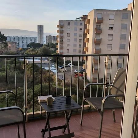 Bright With Balcony In Apartment Ajaccio (Corsica)